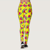 Leggings Pastèque jaune (Dos)
