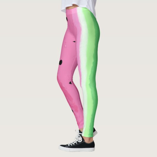 Leggings pastèque moderne imprimer (Gauche)