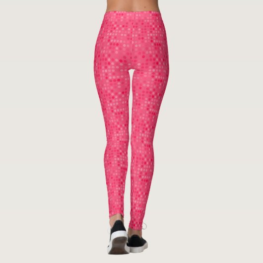 Leggings pastèque points roses (Dos)