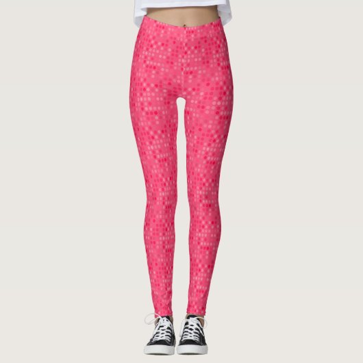 Leggings pastèque points roses (Devant)