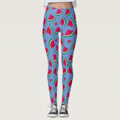 Leggings Pastèque pourpre (Devant)