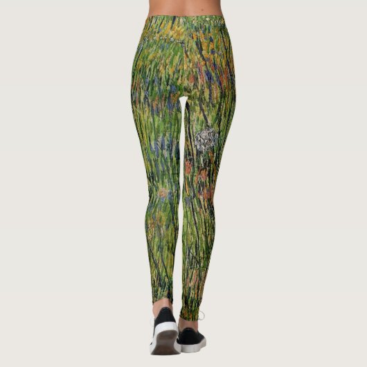 Leggings Pasture en fleurs par Vincent van Gogh (Dos)