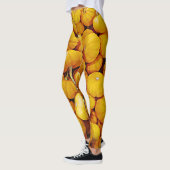 Leggings Patch Citrouille Halloween Automne (Gauche)