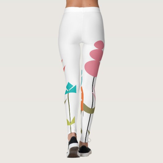 Leggings Patch de fleurs (Dos)