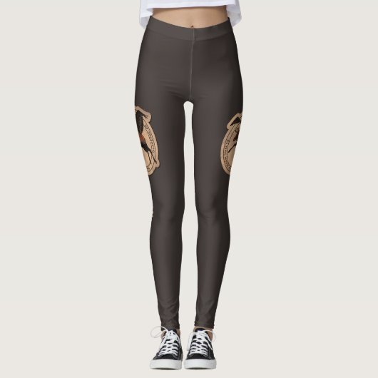 Leggings Patch Flying Moose Aviation (Devant)