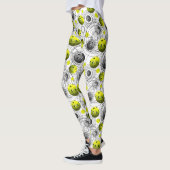 Leggings Patch Green Pikcleball (Gauche)