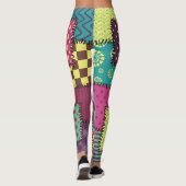 Leggings Patchwork : Arrière - plan Motif divers (Dos)