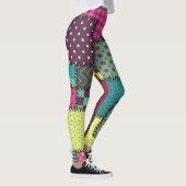 Leggings Patchwork : Arrière - plan Motif divers (Droite)