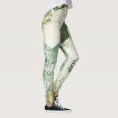 Leggings Patchwork Botanique Hexagonal Vintage (Droite)