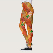 Leggings Patchwork de courtepointe rustique (Gauche)
