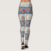 Leggings Patchwork de Noël Cozy Winter (Dos)