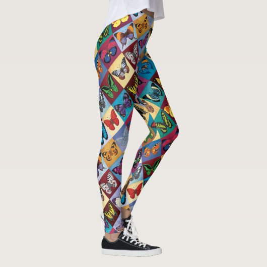 Leggings Patchwork de papillon (Droite)