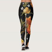 Leggings Patchwork Gentl : dessin manuel (Dos)