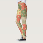Leggings Patchwork Gingham Floral Aspect Maison de Campagne (Gauche)