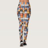 Leggings Patchwork Halloween avec Toiles d'Araignées (Dos)