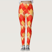 Leggings Patchwork patchwork patchwork de Noël en toute tra (Devant)