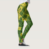 Leggings Patchwork plaid et floral (Droite)