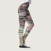 Leggings Patchwork Quilt Collage Impression transparente. (Droite)