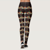 Leggings Patchwork Turquie Motif avec riche Brown Tourbillo (Dos)