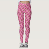 Leggings Pâte rose Scoop Crème glacée Cone Légumineuses (Devant)