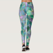 Leggings Patel colors stained glass mosaic pattern (Dos)