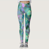 Leggings Patel colors stained glass mosaic pattern (Devant)