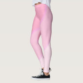 Leggings Pâtel motif à flûte foncé rose (Gauche)