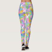 Leggings Pâtes de PÂQUES Oeuf Bunny Yoga Pantalon femmes (Dos)
