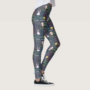 Leggings Pâtes de PÂQUES Oeuf Bunny Yoga Pantalon femmes