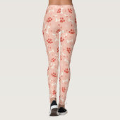 Leggings Pâtes et os de Noël Motif (Dos)