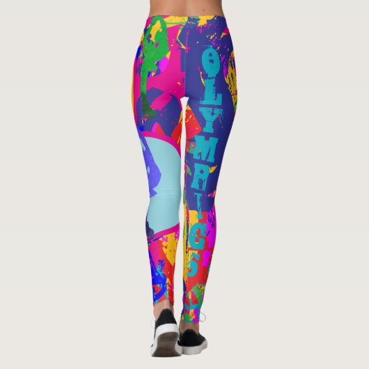 LEGGINGS PATINAGE OLYMPIQUE (Dos)