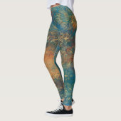 Leggings Patine sarcelle Cooper (Gauche)