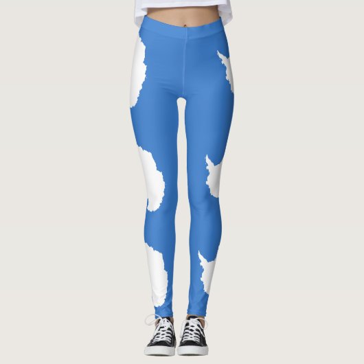 Leggings Patriotic Antarctica Flag (Devant)