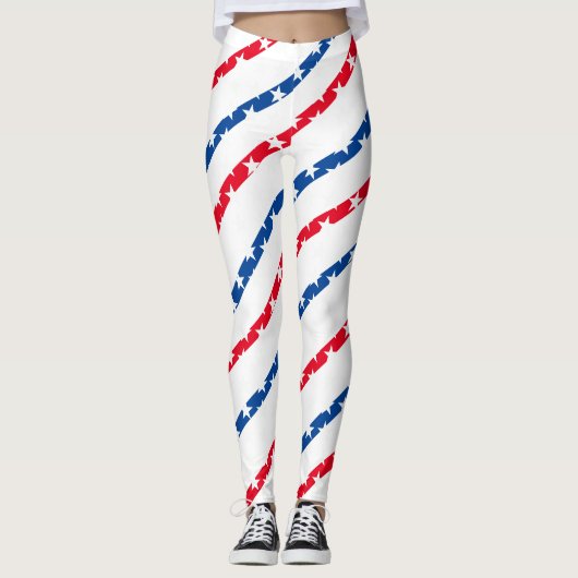 Leggings patriotique américain (Devant)