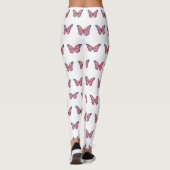 Leggings Patriotique Rouge Blanc Et Bleu Papillon (Dos)