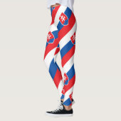 Leggings Patriotique slovaque de drapeau de la Slovaquie (Gauche)
