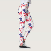Leggings Patriotique USA Dachshund (Droite)