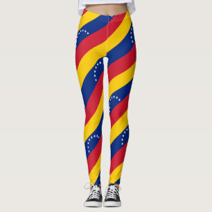 Leggings Patriotique vénézuélien de drapeau du Venezuela