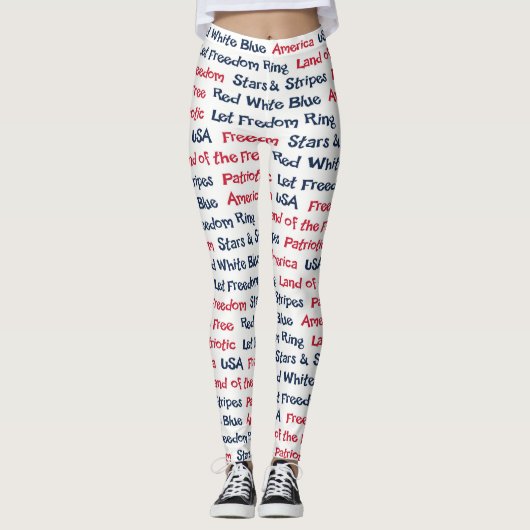 Leggings patriotiques (Devant)