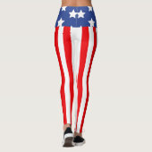 Leggings patriotiques taille haute (Dos)