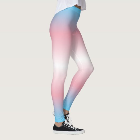 Leggings Patten Gradient Pride : Trans (Droite)