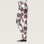 Leggings Patter les yoga poses | Yoga seamless pattern 22 (Gauche)