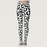 Leggings Patteries du Black White Leopard animal<br><div class="desc">Cette motif poster de animal moderne et élégante conviendra parfaitement à la mode branchée et chic. Il présente un imprimé de guépard léopard noir et blanc dessiné à la main. C'est élégant, chic, simple et tendance. ***REMARQUE IMPORTANTE DE CONCEPTION : Pour toute demande de conception personnalisée comme les demandes de...</div>