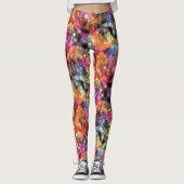 Leggings Pattern de Violet Purple Blue (Devant)