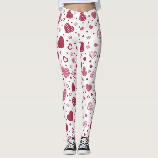 Leggings Pattern heart  (Devant)