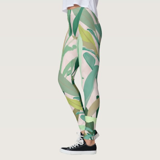 Leggings Pattern rose (Gauche)