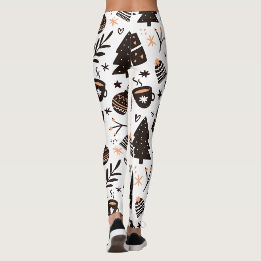 LEGGINGS PATTERNES MONOGRAM DE CHRISTMAS (Dos)