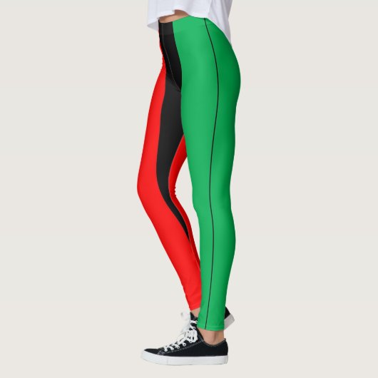 Leggings Patterns de Kwanzaa Colors (Gauche)
