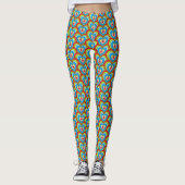 Leggings Patters de Cute Colorful Rainbow Hearts (Devant)