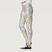Leggings Patterson de Travel Stamp (Gauche)